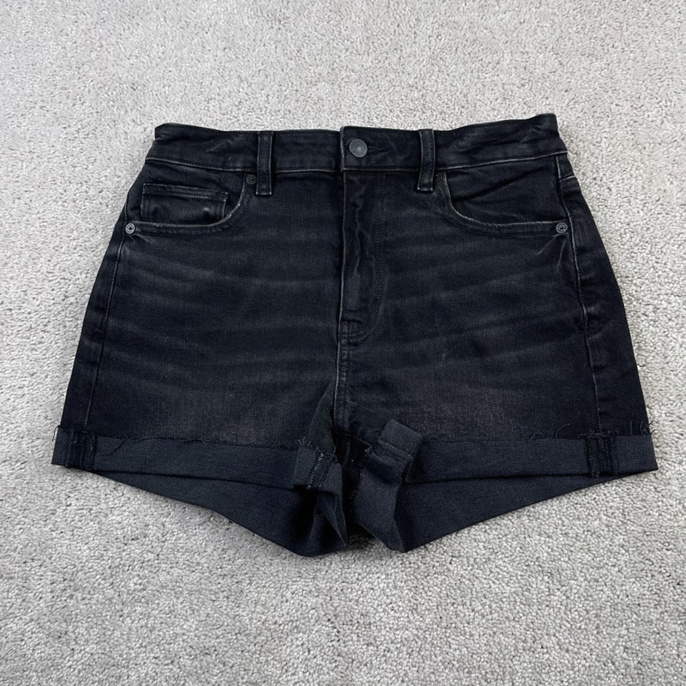 American Eagle Outfitters Black Denim Jean Shorts